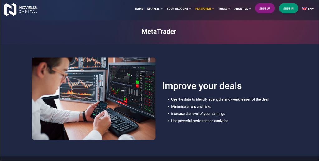Novelis Capital Trading Software